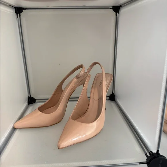 Aldo Blush Pink Slingback Heels - Picture 3 of 3